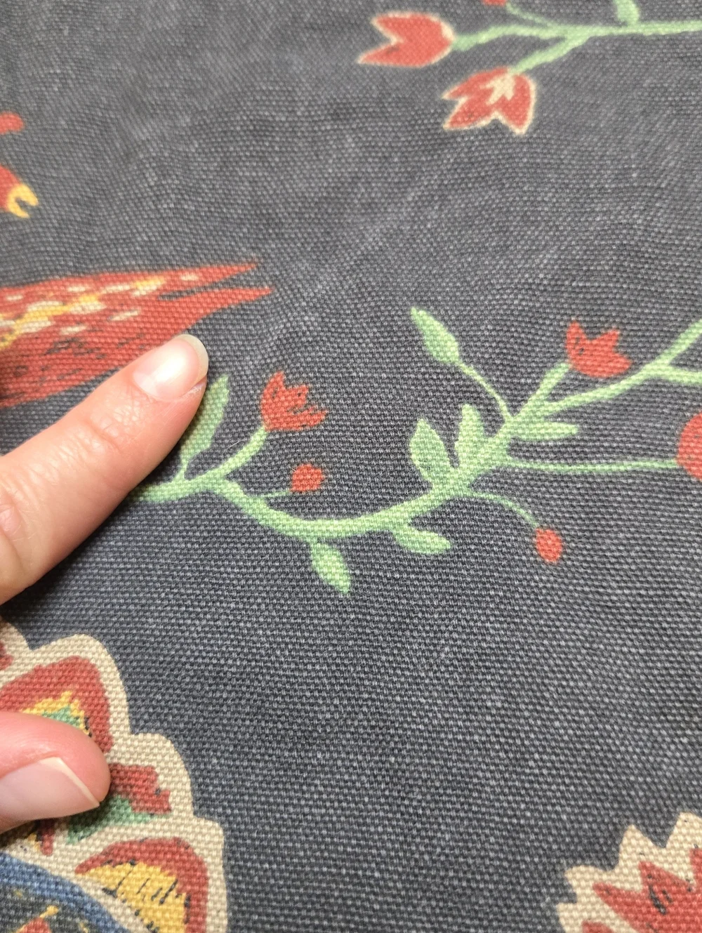 Ikea Renrepe Folk art Pillow cover